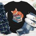 Fox Reading Book Pajama Sleep Youth Long Sleeve Tee