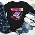 Freadom Anti Ban Books Freedom To Read Book Reading Youth Long Sleeve Tee