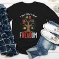 Freadom Tree Read Reading Librarian Book Across America Youth Long Sleeve Tee