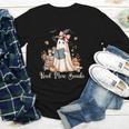 Ghost Reading Book Coquette Bow Halloween Girl Kid Teacher Youth Long Sleeve Tee Ghost Reading Book Coquette Bow Halloween Girl Kid Teacher Youth Long Sleeve Tee