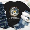 Good Book Is Out Of This World Space Reading Lover Youth Long Sleeve Tee Good Book Is Out Of This World Space Reading Lover Youth Long Sleeve Tee