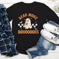 Groovy Halloween Teacher Spooky Read More Book Women Girl Youth Long Sleeve Tee Groovy Halloween Teacher Spooky Read More Book Women Girl Youth Long Sleeve Tee