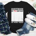 Guestbook 7th Birthday 7 Year Old Born 2018 Bday Youth Long Sleeve Tee