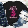 Hot Girls Read Books Cute Book Reader Women Youth Long Sleeve Tee Hot Girls Read Books Cute Book Reader Women Youth Long Sleeve Tee