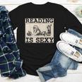 Hot Pin Up Girl Comic Book Vintage Reading Is Sexy Youth Long Sleeve Tee
