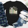 I'm Booked Tonight Cozy Floral Book Lover Graphic Youth Long Sleeve Tee