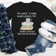 I'm Just a Girl Who Loves To Drink Coffee And Read Books Youth Long Sleeve Tee I'm Just a Girl Who Loves To Drink Coffee And Read Books Youth Long Sleeve Tee