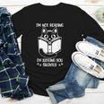 I’m Not Reading I’m Judging You Silently Fun Cat Book Lover Youth Long Sleeve Tee