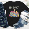 I'm Okay Book Reader Book Nerd Book Reading Lover Youth Long Sleeve Tee I'm Okay Book Reader Book Nerd Book Reading Lover Youth Long Sleeve Tee
