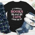 If It Involves Books And Cats Book Lover Youth Long Sleeve Tee