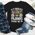 If It Involves Books And Pajamas Count Me In Youth Long Sleeve Tee If It Involves Books And Pajamas Count Me In Youth Long Sleeve Tee