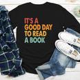 It's A Good Day To Read A Book Retro Vintage Teacher Youth Long Sleeve Tee