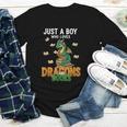 Just a Boy Who Loves Dragons And Books Reading Dragon Youth Long Sleeve Tee
