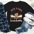 Just a Girl Who Loves Books African American Book Nerd Lover Youth Long Sleeve Tee Just a Girl Who Loves Books African American Book Nerd Lover Youth Long Sleeve Tee