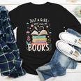 Just a Girl Who Loves Books Cute Book Lover Bookworm Youth Long Sleeve Tee