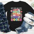 Just A Girl Who Loves Books Reading Library Youth Long Sleeve Tee