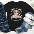 Just a Girl Who Loves Dogs And Books Cute Dog Youth Long Sleeve Tee Just a Girl Who Loves Dogs And Books Cute Dog Youth Long Sleeve Tee
