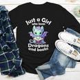 Just a Girl Who Loves Dragons And Books Dragon For Kids Youth Long Sleeve Tee Just a Girl Who Loves Dragons And Books Dragon For Kids Youth Long Sleeve Tee