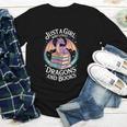 Just A Girl Who Loves Dragons And Books Fantasy Reader Youth Long Sleeve Tee