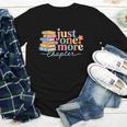 Just One More Chapter Floral Book Reading Teacher Bookworm Youth Long Sleeve Tee