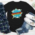 Kids Boys Benjamin Name Personalized Superhero Comic Book Youth Long Sleeve Tee