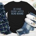 Be Kind Drink Water Read Books Youth Long Sleeve Tee