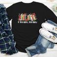 If You Know You Know 6 7 Six Seven Meme Floral Book Lover Youth Long Sleeve Tee