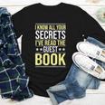 I Know All Your Secrets i Have Read Guest Book Hotel Manager Youth Long Sleeve Tee