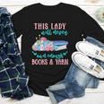 THIS LADY Will Never Own Enough BOOKS & YARN Youth Long Sleeve Tee