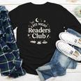 Late Night Readers Club Moon & Stars Book Lover Youth Long Sleeve Tee