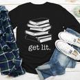 Let's Get Lit Books Youth Long Sleeve Tee