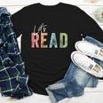 Let's Read Book Nerd Reading Book Lover Librarian Teacher Youth Long Sleeve Tee