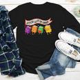 Librarian Let's All Go To The Library Cute Groovy Book Lover Youth Long Sleeve Tee
