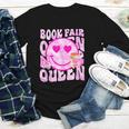Library Book Fair Queen Vibe Groovy Tie Dye School Reading Youth Long Sleeve Tee Library Book Fair Queen Vibe Groovy Tie Dye School Reading Youth Long Sleeve Tee