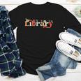 Library School Librarian Book Lover Reading Floral For Women Youth Long Sleeve Tee