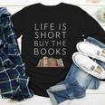Life Is Short Buy Books Quote For Bookworms Youth Long Sleeve Tee Life Is Short Buy Books Quote For Bookworms Youth Long Sleeve Tee