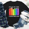 Live Life Like A Book Florida Would Ban LGBT Month Youth Long Sleeve Tee