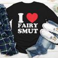I Love Fairy Smut Book Lover Saying Youth Long Sleeve Tee