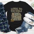 Loyal To The Shelf Knight Panther Book Lover Youth Long Sleeve Tee