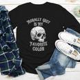 Morally Grey Is My Favorite Color Bookish Skull Youth Long Sleeve Tee Morally Grey Is My Favorite Color Bookish Skull Youth Long Sleeve Tee