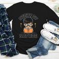Nerdy By Nature Chibi Cute Book Lover Youth Long Sleeve Tee