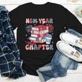 New Year New Chapter Happy New Year 2025 Book Lover Youth Long Sleeve Tee