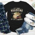 Not Hoarding If It's Books Reader Book Nerd Book Reading Youth Long Sleeve Tee