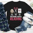 Nothing Beats Reading Rock Paper Scissors Book Lover Library Youth Long Sleeve Tee
