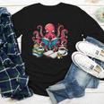 Octopus Reading Book Coffee Lover Bookaholic Bookworm Reader Youth Long Sleeve Tee Octopus Reading Book Coffee Lover Bookaholic Bookworm Reader Youth Long Sleeve Tee