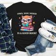 Owl You Need Is A Good Book Cute Love To Read Back 2 School Youth Long Sleeve Tee Owl You Need Is A Good Book Cute Love To Read Back 2 School Youth Long Sleeve Tee