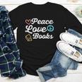 Peace Love Books Read Book Reading Librarian Across America Youth Long Sleeve Tee Peace Love Books Read Book Reading Librarian Across America Youth Long Sleeve Tee