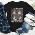 Penguin Love Reading And Penguins Child Book Lover Youth Long Sleeve Tee