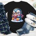 Penguin Reading a Book Animal Youth Long Sleeve Tee