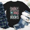 Pet Lover Easily Distracted By Dogs And Books Joke Men Youth Long Sleeve Tee Pet Lover Easily Distracted By Dogs And Books Joke Men Youth Long Sleeve Tee